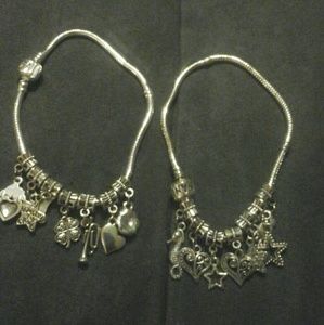 Get both charm bracelets sterling silver